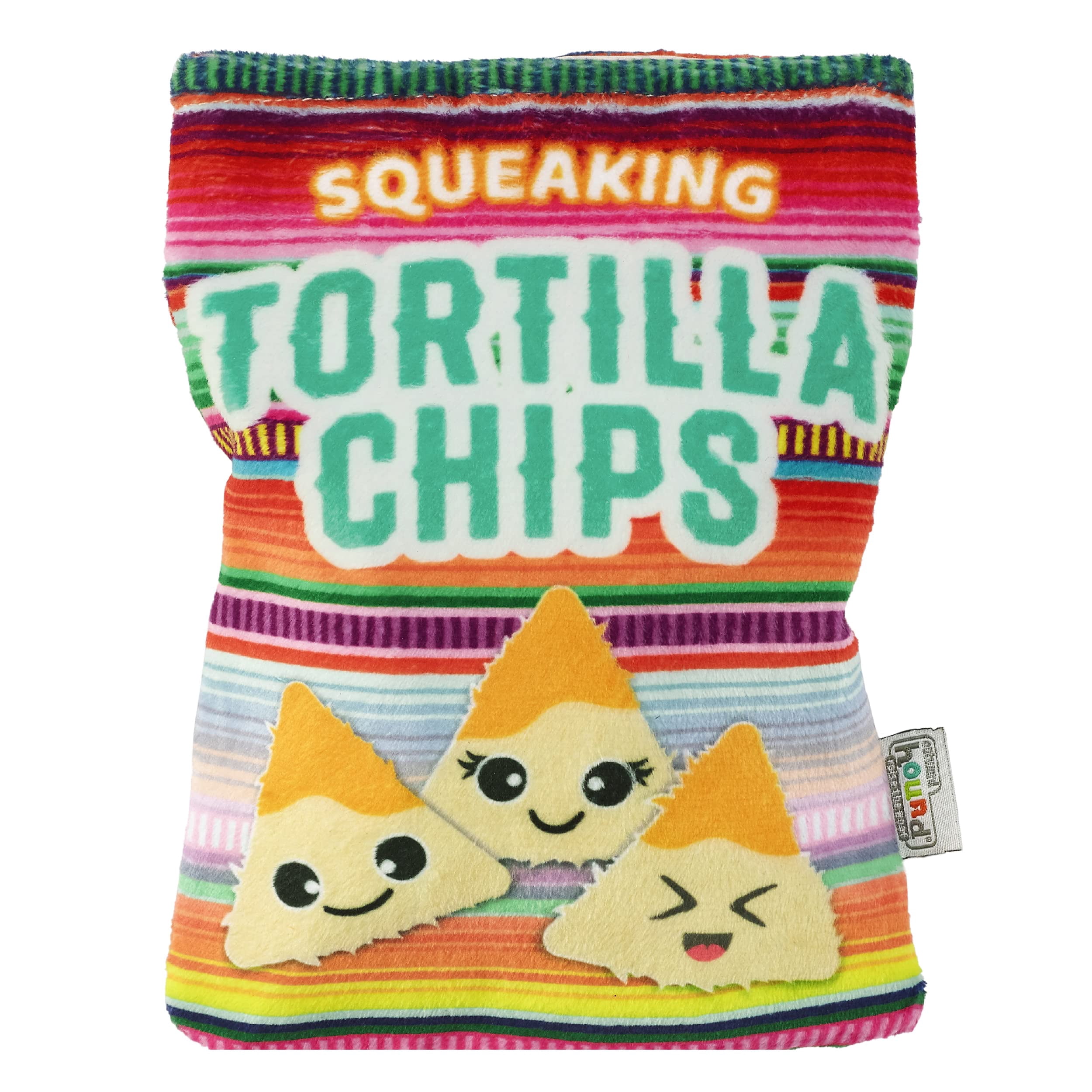 Outward Hound Snack Bag Tortilla Chips Puzzle Squeaky Dog Toys One-Size Snack Bag (Tortilla Chips)