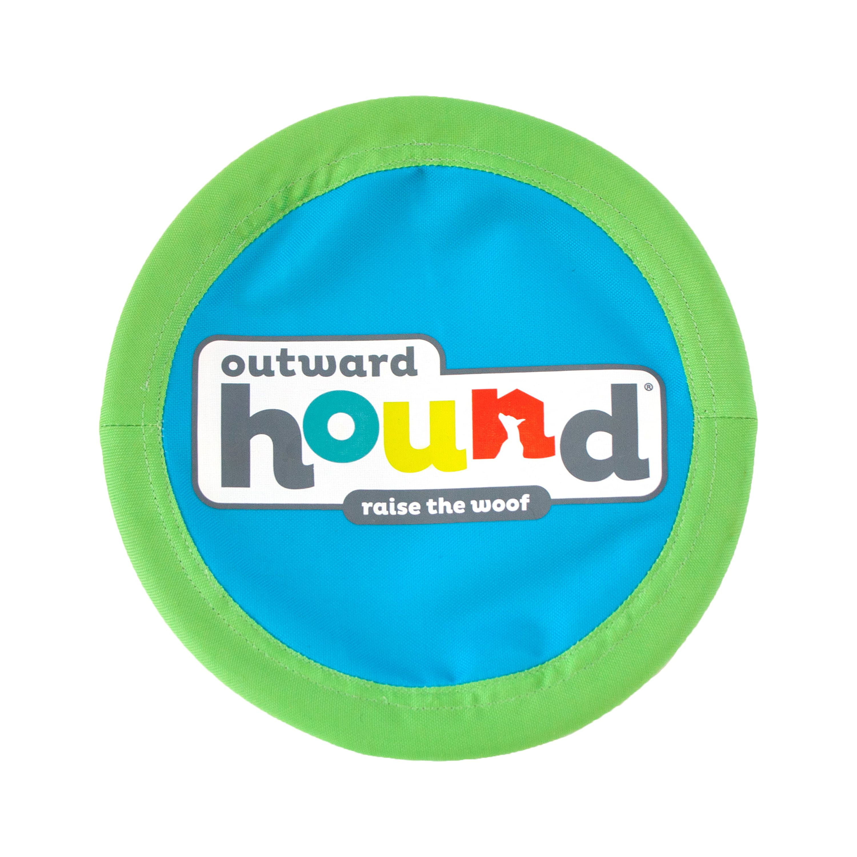 Outward Hound Soft Fetch Flyer Dog Toy, Blue, Large