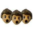thumbnail image 1 of Outward Hound Squeakin' Hedgiez Plush Replacement Dog Toys- 3 Pack, Brown, Replacement Animals, 1 of 3
