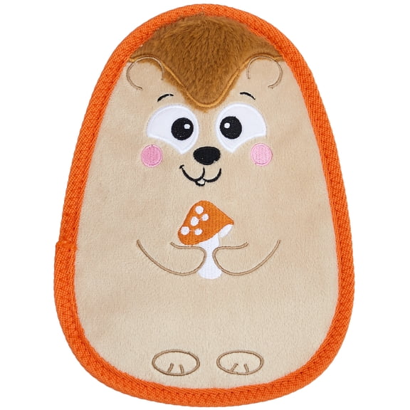 Outward Hound Tough Skinz Durable Squeaky Dog Toy with Two Tough Layers, Hedgie, Multicolor, Medium