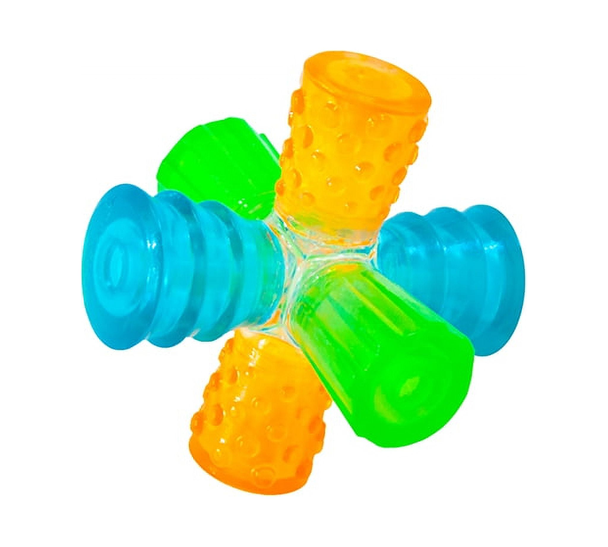Outward Hound Triple Jack Multi-Squeak Dog Toy with Squeaky & Grunting Sounds, Multi-color