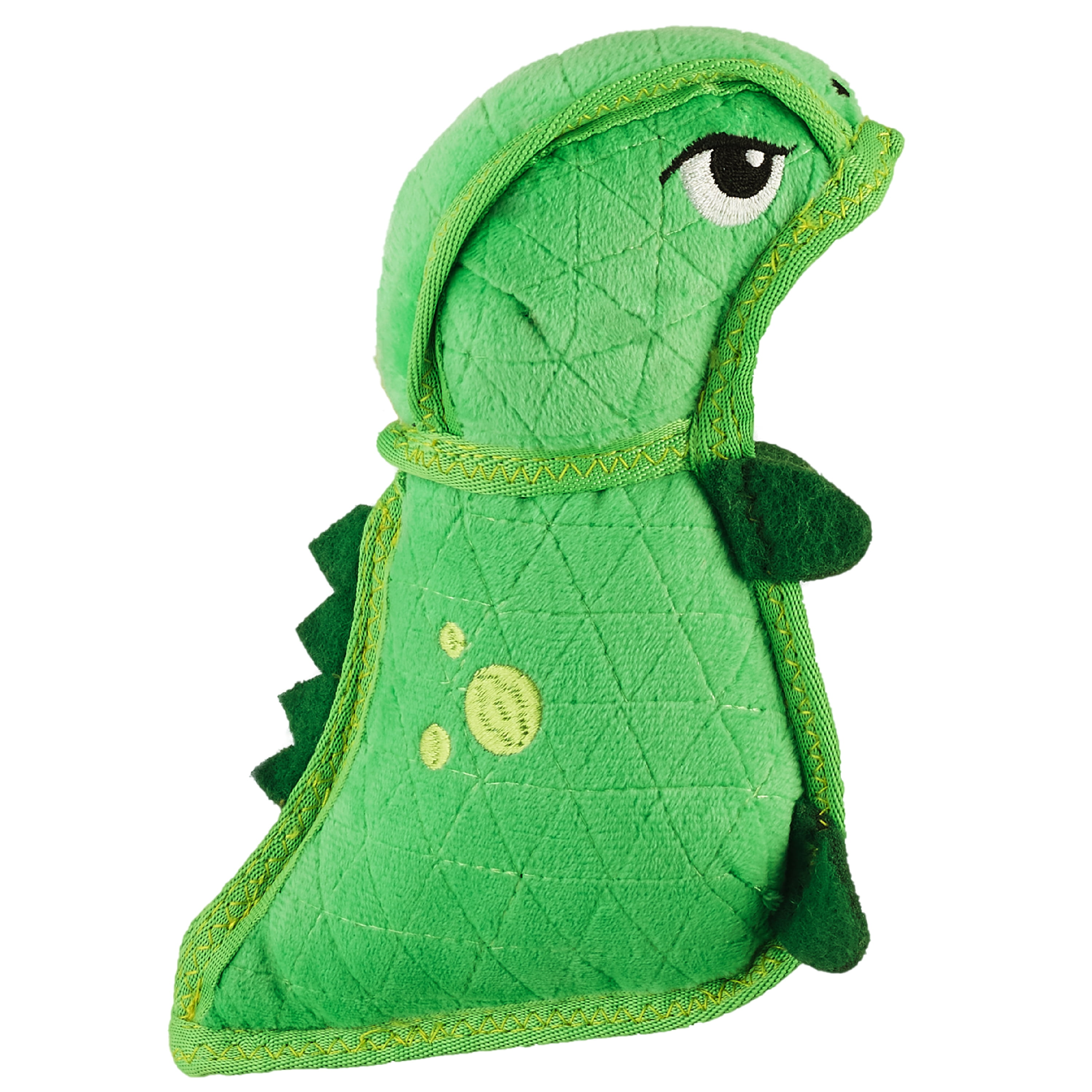 Outward Hound Xtreme Seamz Dino Squeaky Plush Dog Toy - Reinforced