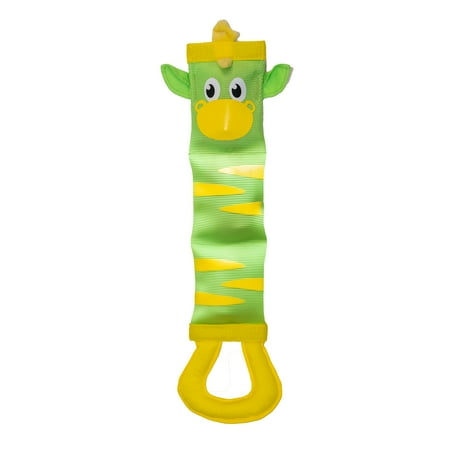 Outward Hound Fire Biterz Zebra Firehose Tug of War Dog Toy