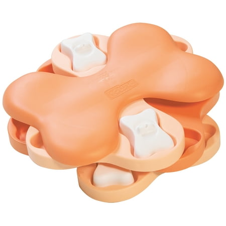 Outward Hound by Nina Ottosson Puppy Tornado Treat Puzzle Dog Toy, Level 2 Intermediate, Pink