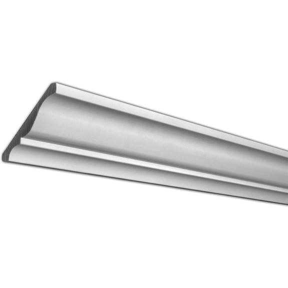 Outwater 5-1/8 inch x 3-3/4 inch x 3-3/4 inch x 96 inch Crown Moulding, 4 Pack, Primed White