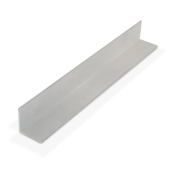 Outwater Mill Finish 1 Inch X 1 Inch X 1/16 Inch Aluminum Angle Moulding 72 Inch Lengths (Pack of 18 Pieces, 108 feet Total)