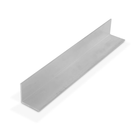 Outwater Polished 1 Inch X 1 Inch X 1/16 Inch Aluminum Angle Moulding ...