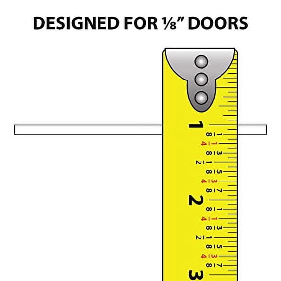 Outwater Industries' Aluminum Sliding Door Track with Mounting Leg for 1/8'' Glass or Wood Door Panels | 3 Foot Upper and Lower Track Set
