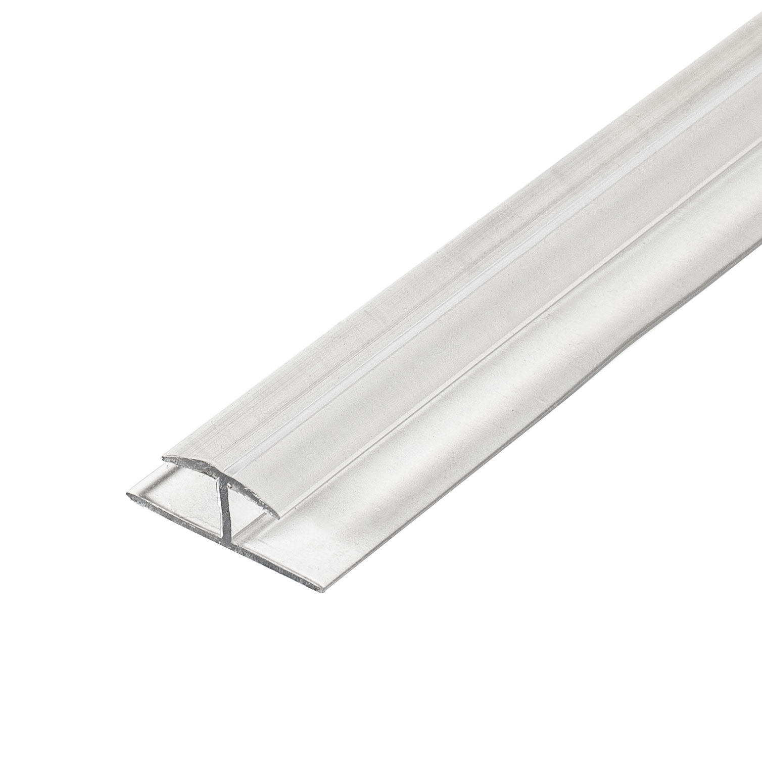 White Styrene U-Channel Molding - 1/2 Inch, 48 Inch Length (Pack Of 3)