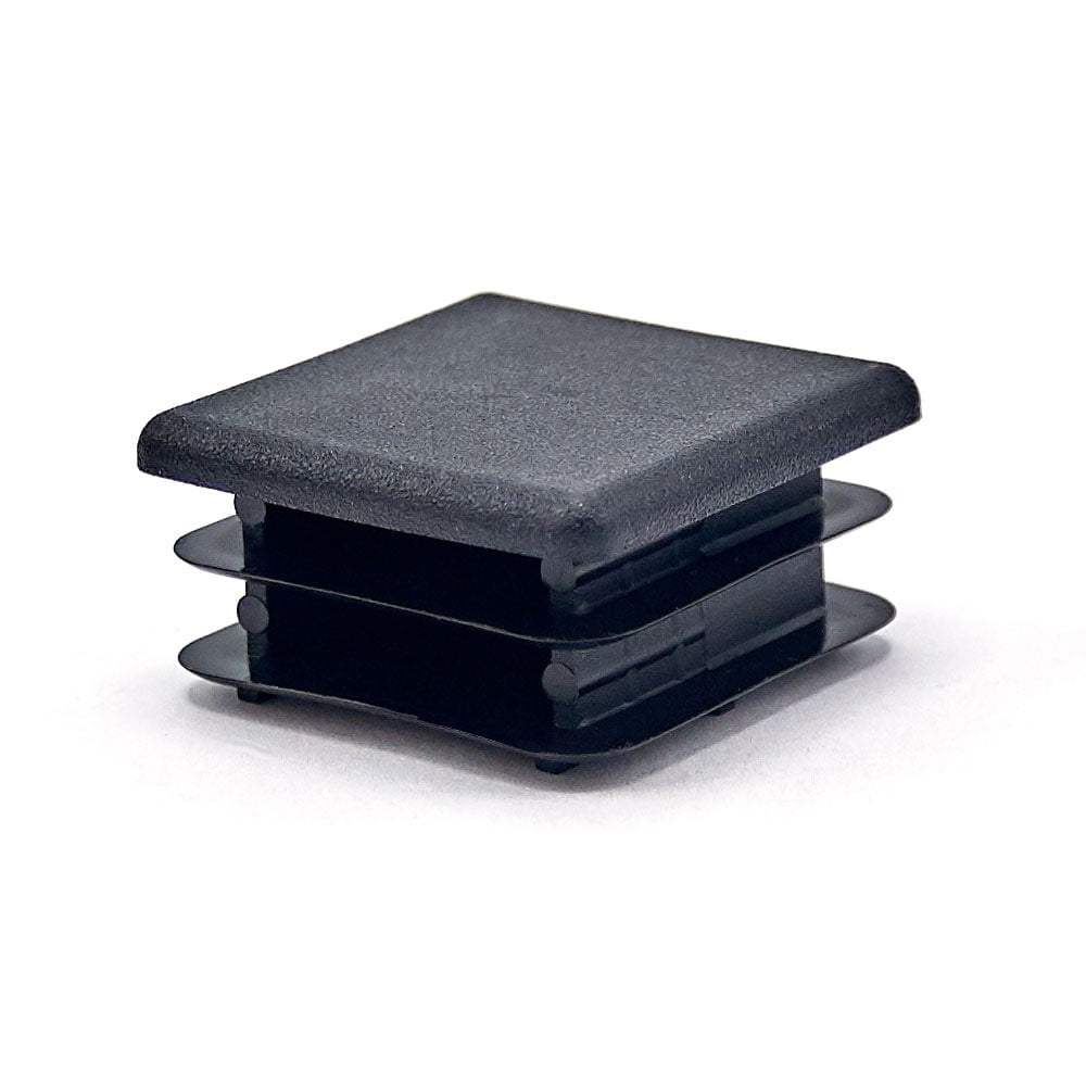 1 1/4 Inch Square Tube End Caps / Plugs - HDPE Chair Glide Or Blanking Plug (USA)