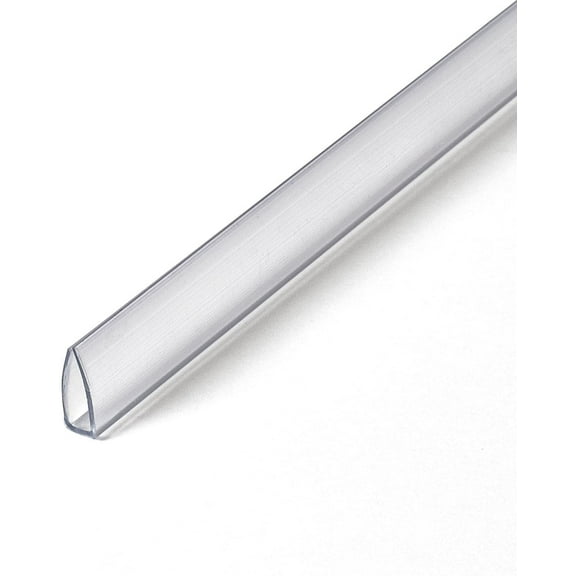 Outwater Plastics 130-Cl-8 Clear 1/8 Inch Rigid Vinyl Plastic Clear Plastic U Channel C Channel 96 Inch Lengths (Pack of 13 Pieces, 104 feet Total)