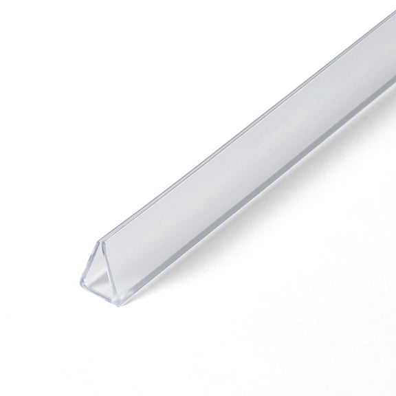 Outwater 1/4 in. Clear PVC Clamp U-Channel/C-Channel, 36 in. Long, 3-Pack, 9 Linear Feet
