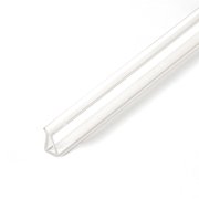 Outwater 3/16 in. Clear Styrolux U-Channel/C-Channel, 48 in. Long, 3-Pack, 12 Linear Feet
