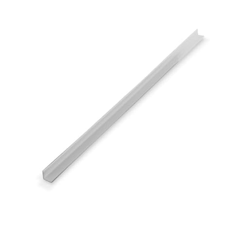 Outwater Plastics 1919-Wh White 1/4 Inch X 1/4 Inch X 3/64 (.047) Inch Thick Styrene Plastic Even Leg Angle Moulding 48 Inch Lengths (Pack of 3)