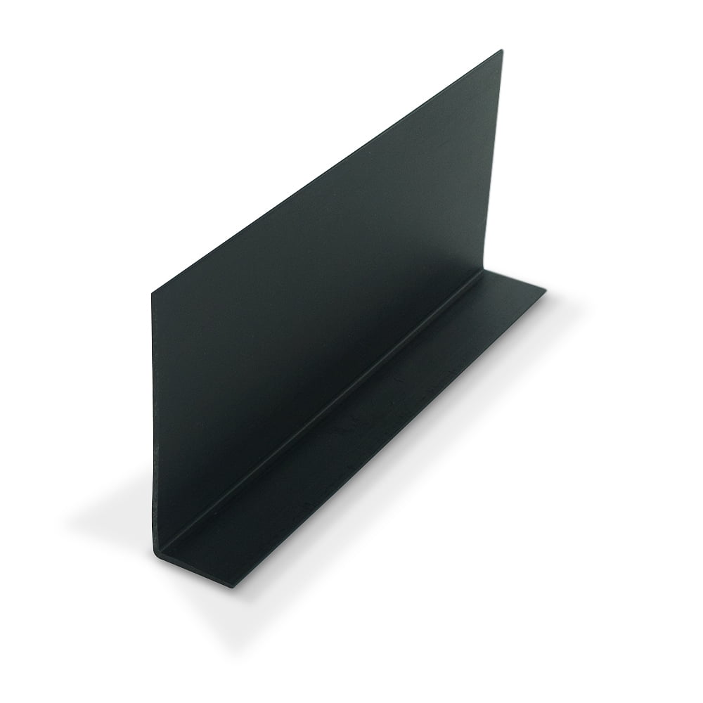 Black Styrene Plastic Angle Moulding 36 Inch Lengths Pack of 4