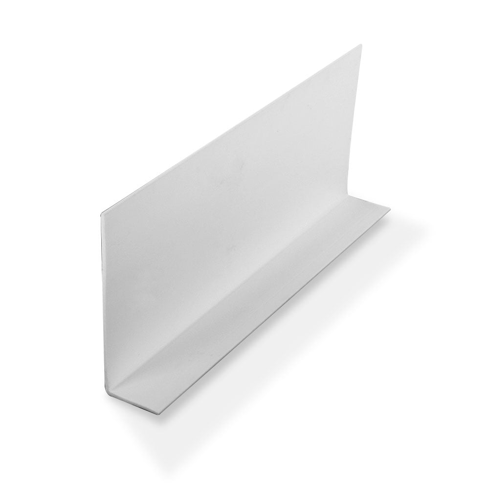 Matte White Styrene Angle Moulding for Furniture, 72 inch Length