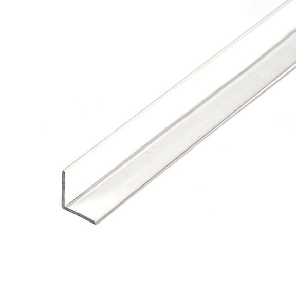 Outwater Plastics 1/2 Inch X 7/16 Inch X 3/64 (.047) Inch Thick Clear Butyrate Clear Plastic Even Leg Angle Moulding 48 Inch Lengths (Pack of 3)