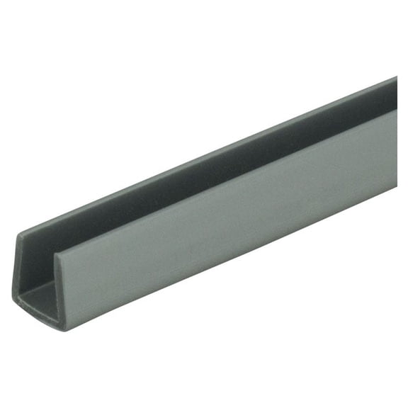 Outwater 1/4 in. Silver Rigid Vinyl U-Channel/C-Channel, 36 in. Long, 4-Pack, 12 Linear Feet