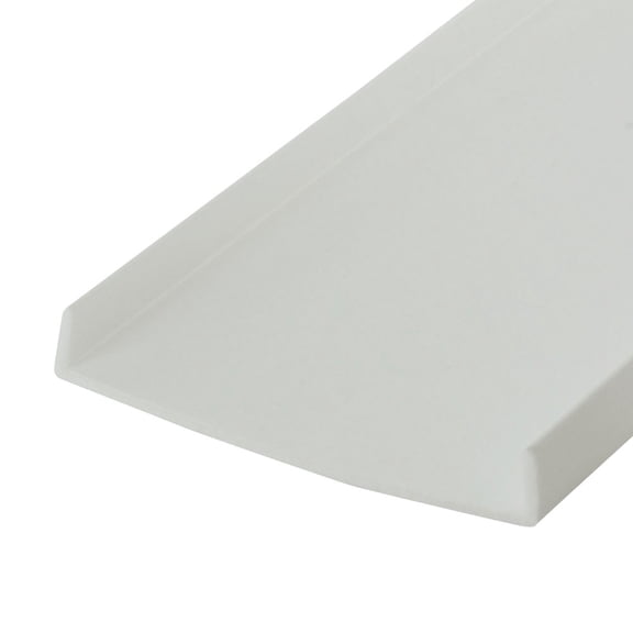 Outwater 2 in. White Styrene U-Channel/C-Channel, 48 in. Long, 3-Pack, 12 Linear Feet