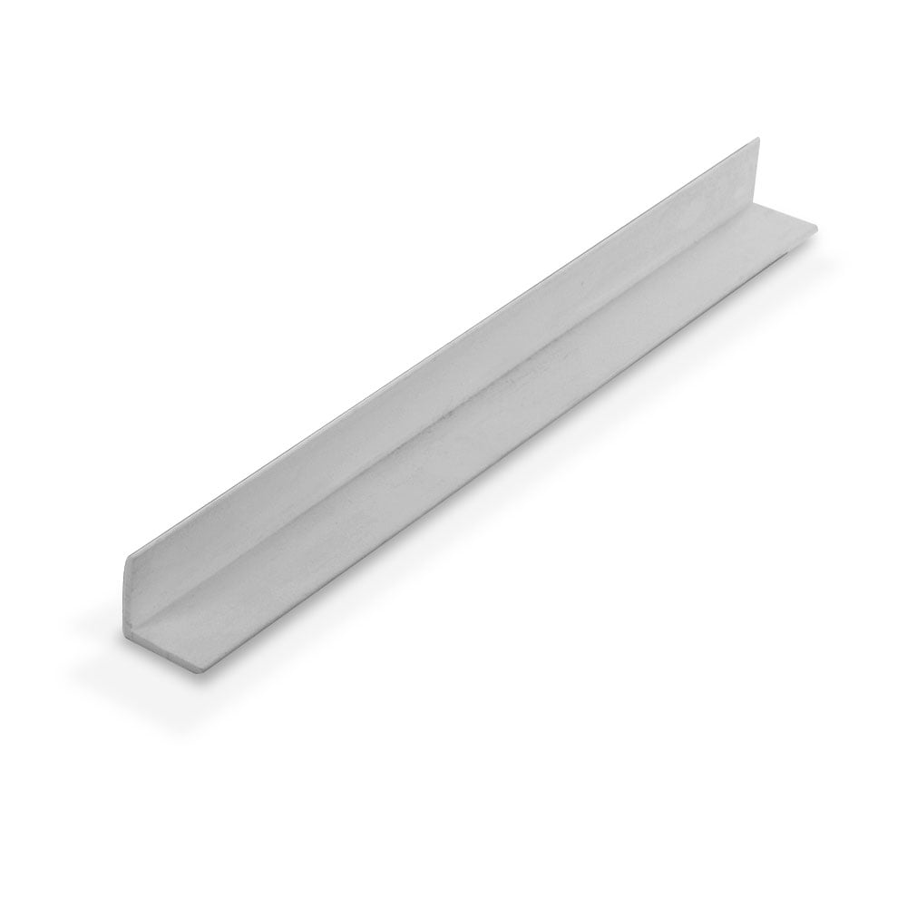 White Styrene Plastic 90 Degree Angle Molding 72 Inch Pack