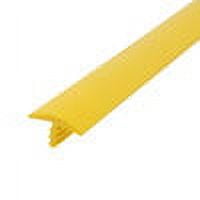 Outwater T-Molding 5/8 Inch Yellow Flexible Polyethylene Center Barb Tee Moulding 25 Foot Coil