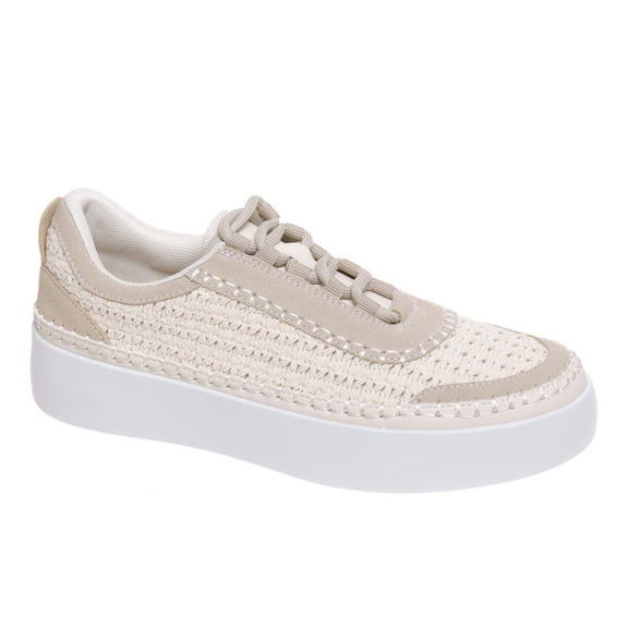 Outwoods Womens Shauna-2 Lace Up Fashion Sneakers, Cream (10)