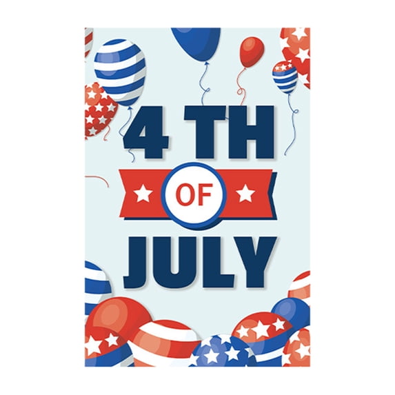 Ouuluon 4th of July Garden Flags Patriotic Garden Flag, 18X12 inch Double Sided for Independence Day Yard Porch Home Outdoor Decor