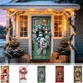 thumbnail image 1 of Ouuluon Durable Festive Christmas Door Cover, 35x71 inch Curtain for Door Wall Holiday Party Decoration, 1 of 7