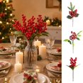 thumbnail image 1 of Ouuluon Durable Versatile Christmas Artificial Branches, 12 inch Festive Vase Fillers for Mantel Table, 1 of 8