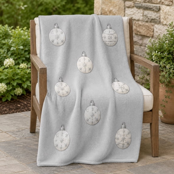 Ouuluon Flannel Throw Blanket, 59x39 inch Decorative Soft Cover for Sofa Bedroom Use