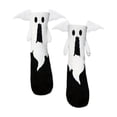 thumbnail image 1 of Ouuluon Fun Halloween Ghost Devil Socks, 11 inch Cotton-Lined Magnetic Pull-on Mid-Calf Socks for Parties, 1 of 7