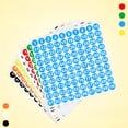 thumbnail image 1 of Ouuluon Number Stickers 1-100 Portable Number Stickers, 1 inch Self-Adhesive Round Number Labels for Scrapbook Decoration Classification Marking, 1 of 7