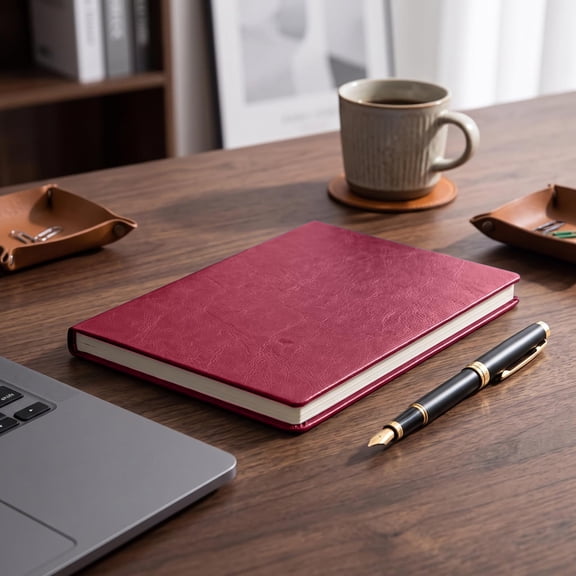 Ouuluon Smooth A5 Notebook, 8x6 inch Soft Cover Journal for Office Business
