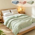 thumbnail image 1 of Ouuluon Soft Breathable Quilt, 59 x 79 in Lightweight Cool Blanket with Cotton Filling for Hot Weather Machine Washable, 1 of 4