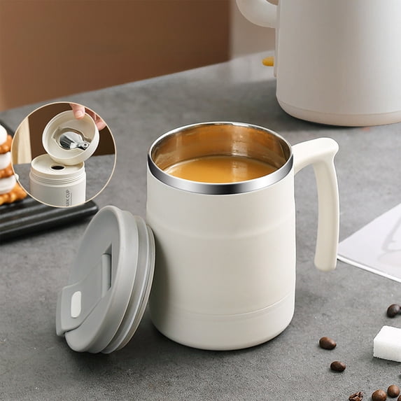 Ouuluon Stainless Steel Travel Coffee Mug, Leak-Proof Reusable Coffee Cup with Lid - Keep Hot & Cold Drinks for Hours, Durable Insulated Tumbler for Men & Women
