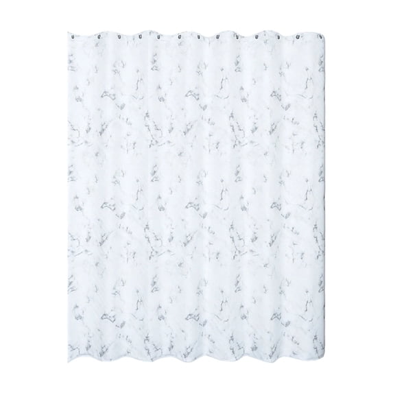 Ouuluon Waterproof Durable Shower Curtain, 71x71 inch Thick Bathroom Partition with Reinforced Holes for Home Hotel