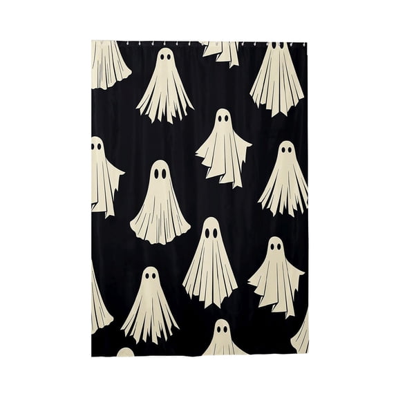 Ouuluon Waterproof Halloween Ghost Shower Curtain, 47x71 inch Thick Bathroom Partition with 12 Hooks