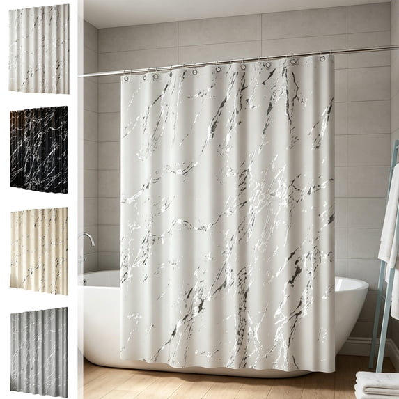 Ouuluon shower curtains, waterproof Thick shower curtian, 71×32in Beige privacy shower curtian for Home bathroom