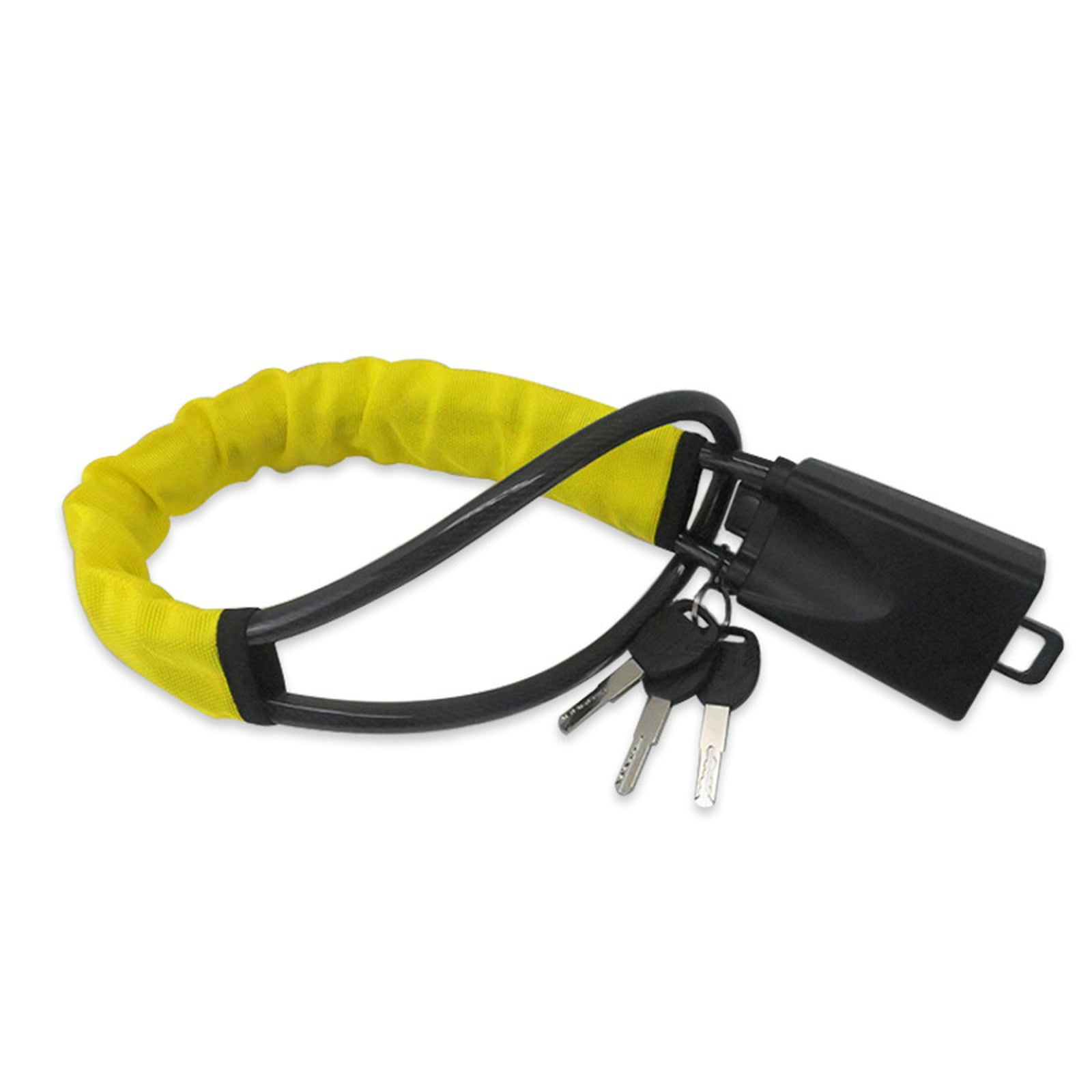 Ouvra Titan Car Lock, Titan Lock Steering Wheel Locks, Anti Theft Car Security Device with 3 Keys, Fits Most Vehicles, Trucks, SUVs, and Vans (1pc,Yellow)