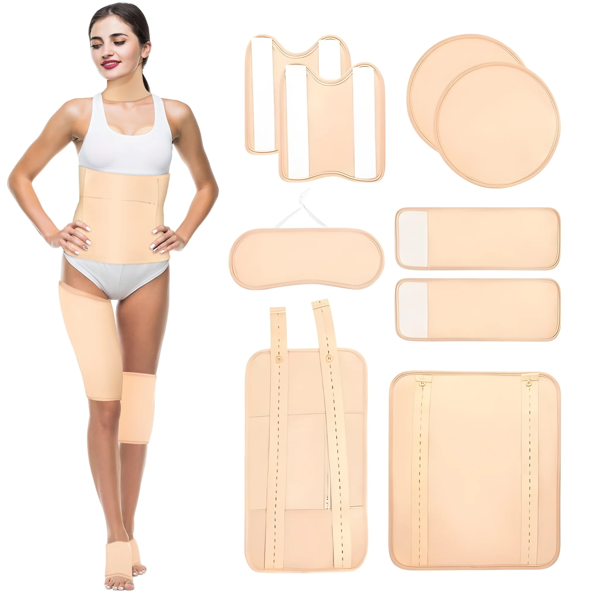 Walmart sales :  Ouwald Castor Oil Pack Wrap, 9Pcs Reusable Castor Oil Pack Kit for Neck Chest Waist Back Knee and Feet, Waterproof & Anti Oil Leak (Oil Not Included)