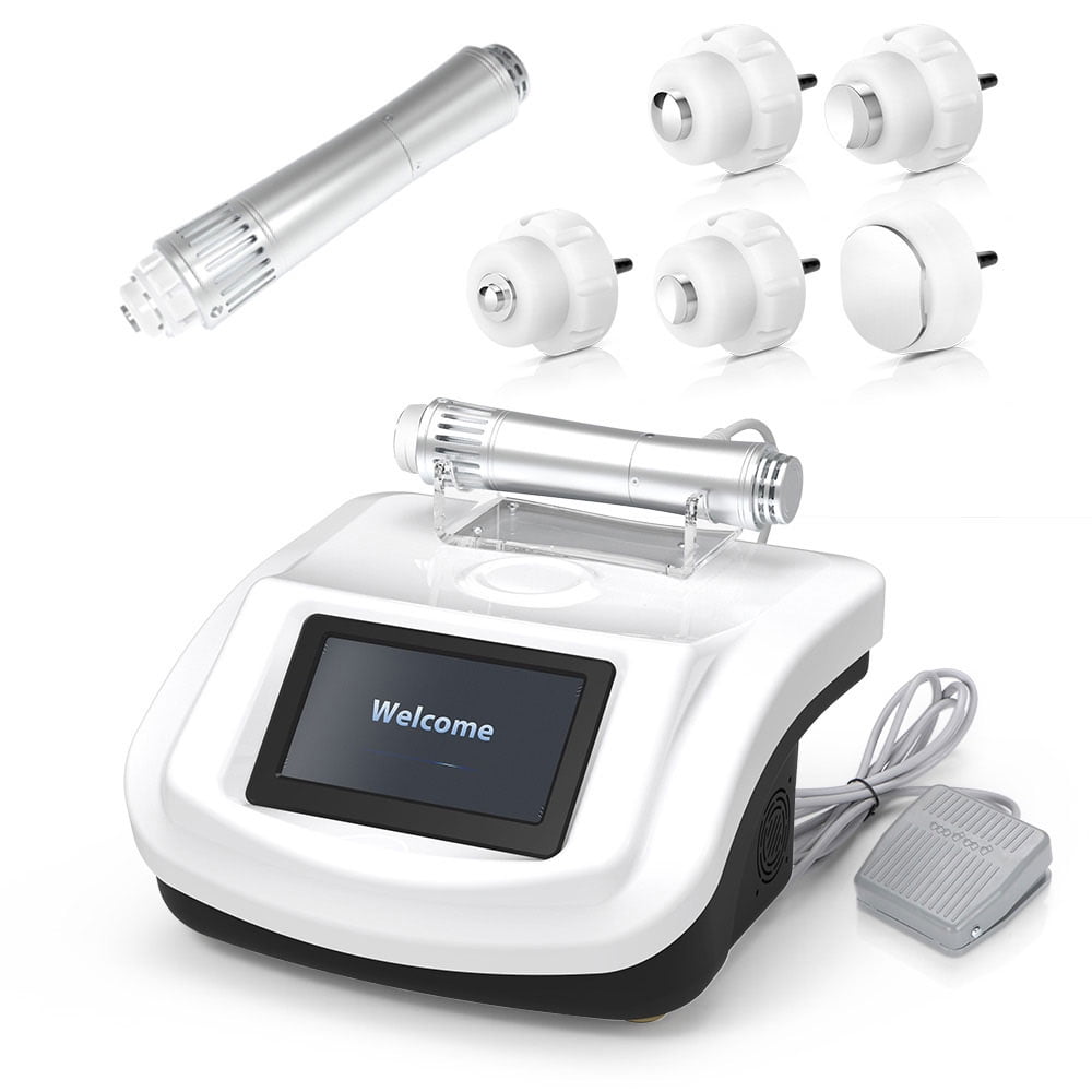 Ouwald Shock-waves Therapy's Machine for Joint and Muscle Pain Relaxed With 5 Work Handles