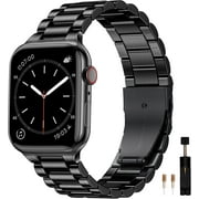 Ouwegaga for Apple Watch Bands 38mm 40mm 41mm for Women Men, Metal Watch Bands for iWatch Ultra Series 9 8 7 6 5 4 3 2 1 SE