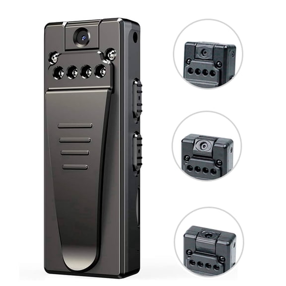 Zengdainm Body Camera, Body Cam with Audio & Video Recording, Wearable Personal Portable Cameras Recorder DV, with Night Vision Function