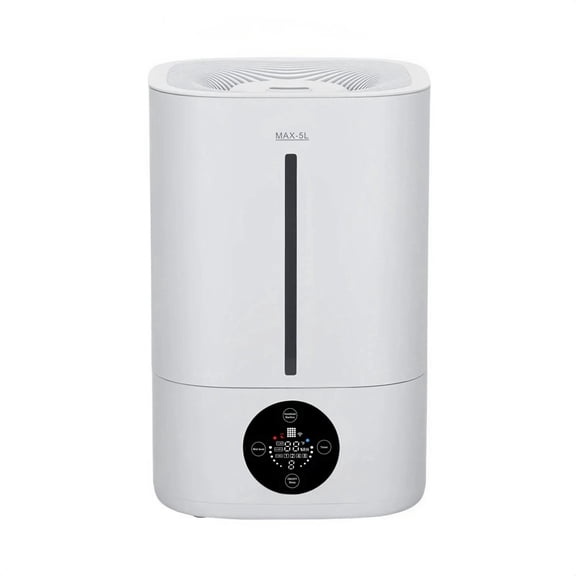 Zengdainm Humidifier, Mini Desktop Humidifier, Mechanical and Remote Control, Low Noise 20-40dB, 4L, 45-90% Humidity Control, White