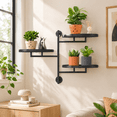 Iron Rack 3 Tier Oval-3-Tiered-Black 3-Tier Window Plant Stand, Wrought Iron Rotating ...