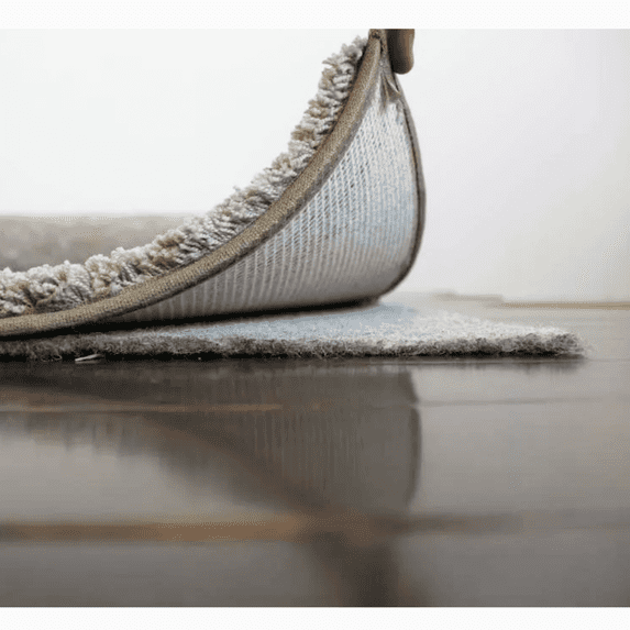 Koeckritz Rugs 32 oz 100% Recycled Felt Jute Rug Pad, 3/8" Thick, Indoor, 9'x12' Oval