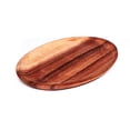 thumbnail image 1 of Oval Acacia Wood Plate, 1 of 5