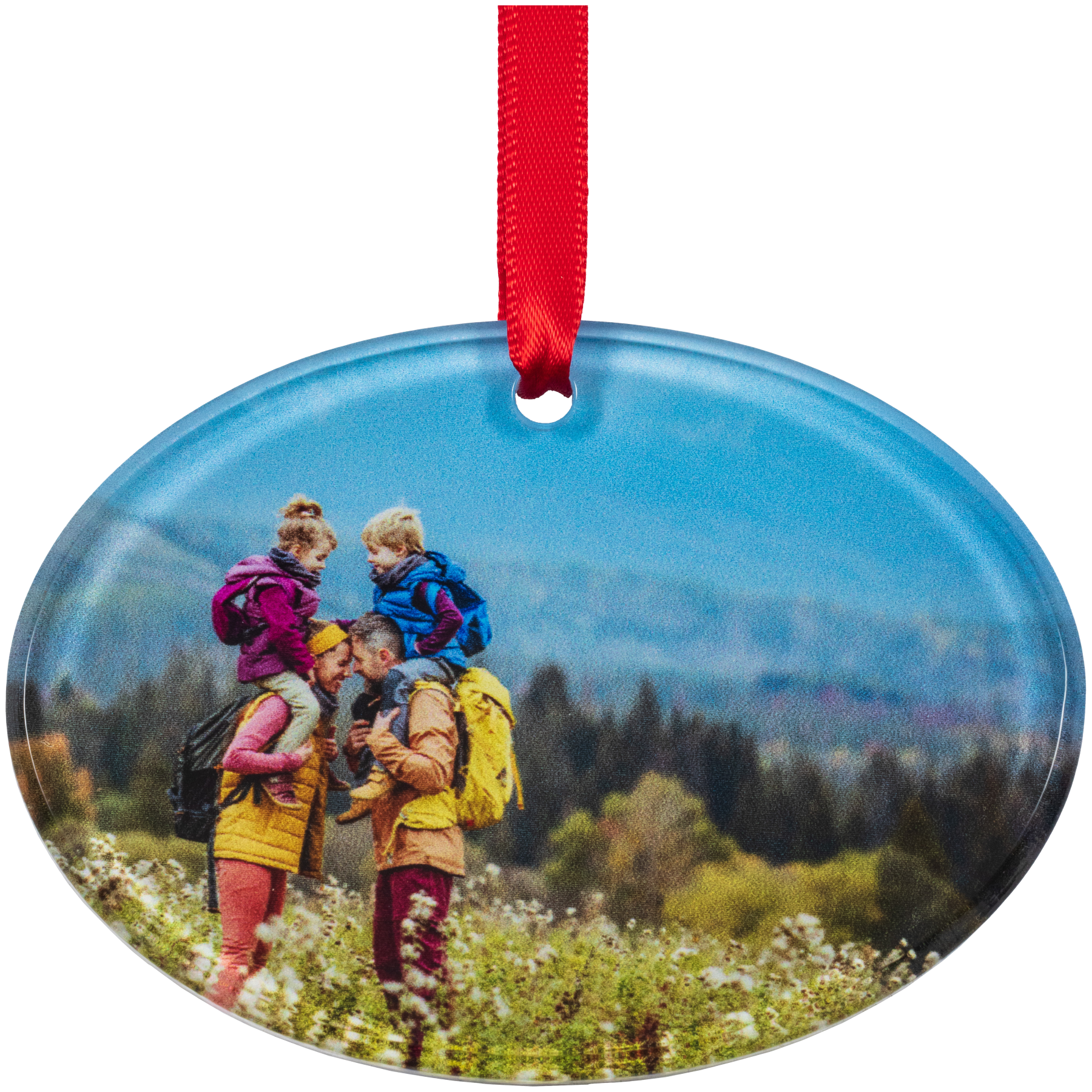 Oval Acrylic Ornament