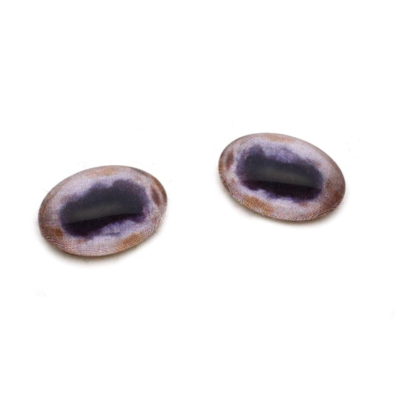 Oval Albino Horse or Goat Realistic Glass Eyes