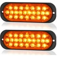 Oval Aluminum Housing Ultra Slim Trailer Lights, 24LED Brake Turn